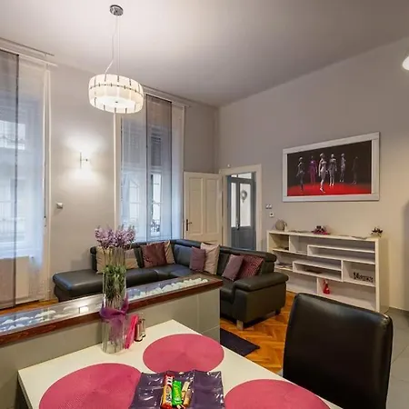 Lovely Purplish Heart Of The Apartment Budapest